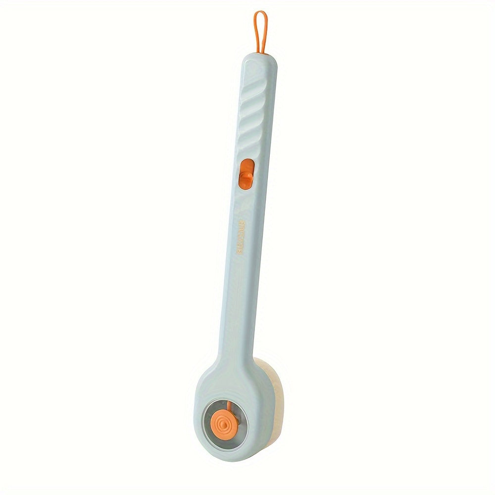 Infusion Bath Brush, Push-and-Pull Infusion Bath Brush, Massage Soft Hair Long Handle Bath Back Brush, Bath Ball Mud Rub Back Brush, Body Wash, Press Infusion, Massage Without Asking for Help